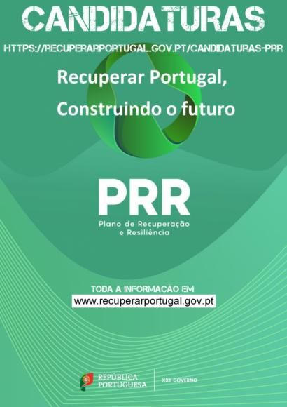 Candidaturas - Plano de Recupera&ccedil;&atilde;o e Resili&ecirc;ncia - Recuperar Portugal