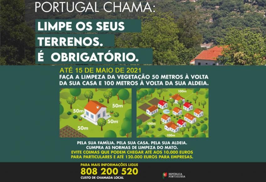 Limpeza de terrenos obrigat&oacute;ria at&eacute; 15 de Maio de 2021